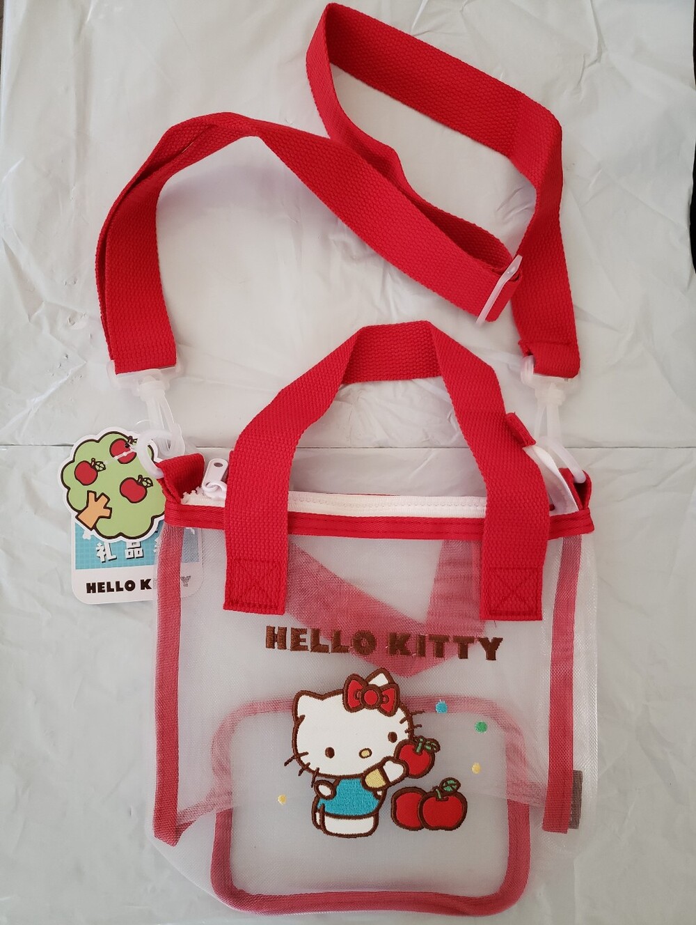 Hello Kitty Mesh Crossbody Bag